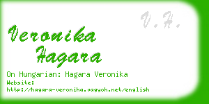 veronika hagara business card